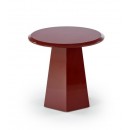 Стол журнальный HALMAR LOCA бордовый